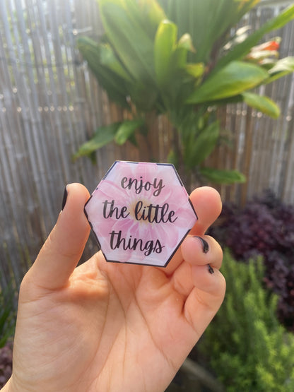 Enjoy the Little Things Push Pins